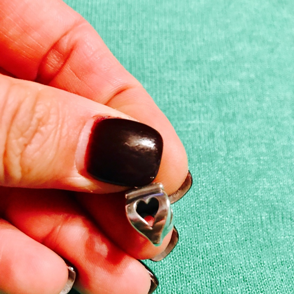 James Avery Heart charm. Sterling Silver